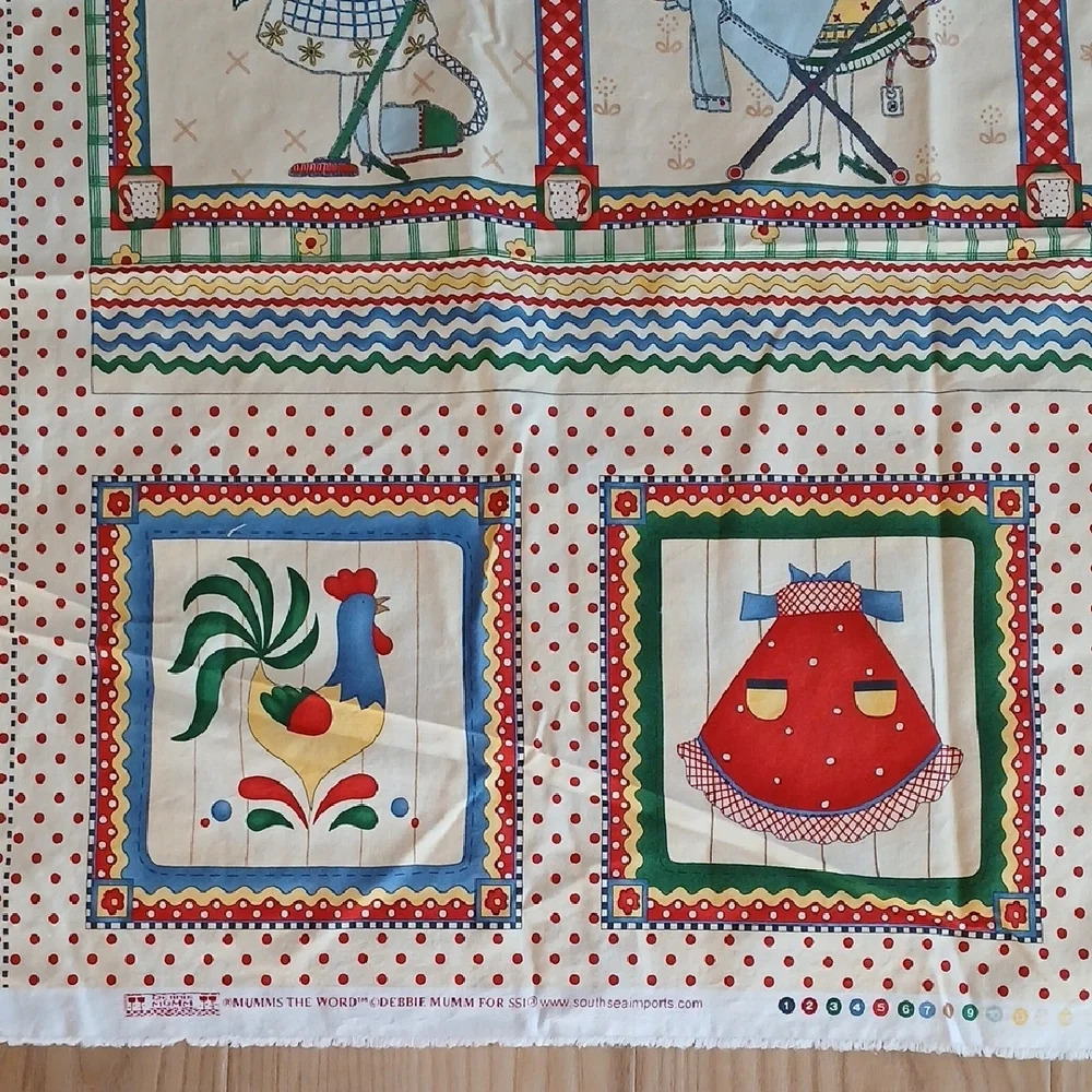 Debbie Mumm Apron/Oven Mitt/Pot Holder Fabric DIY